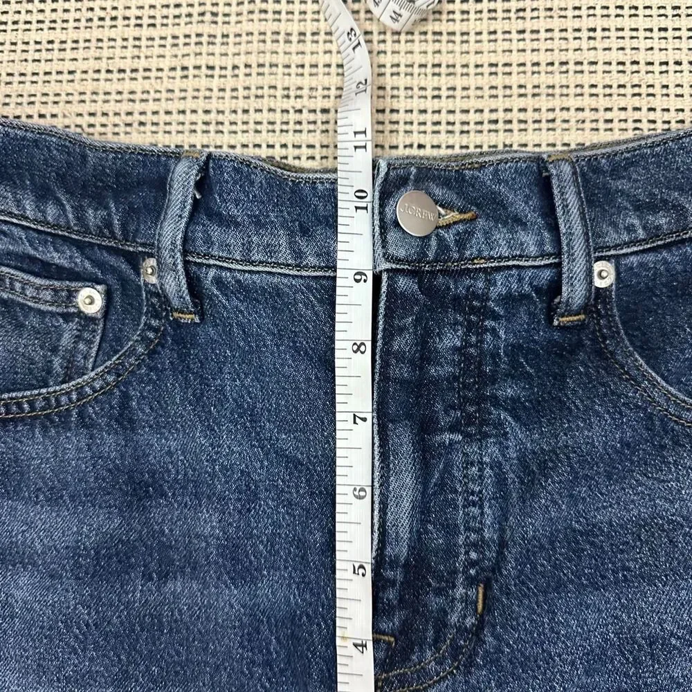 J.Crew Dark Wash Denim Granola Girl Casual High Rise Jean Shorts